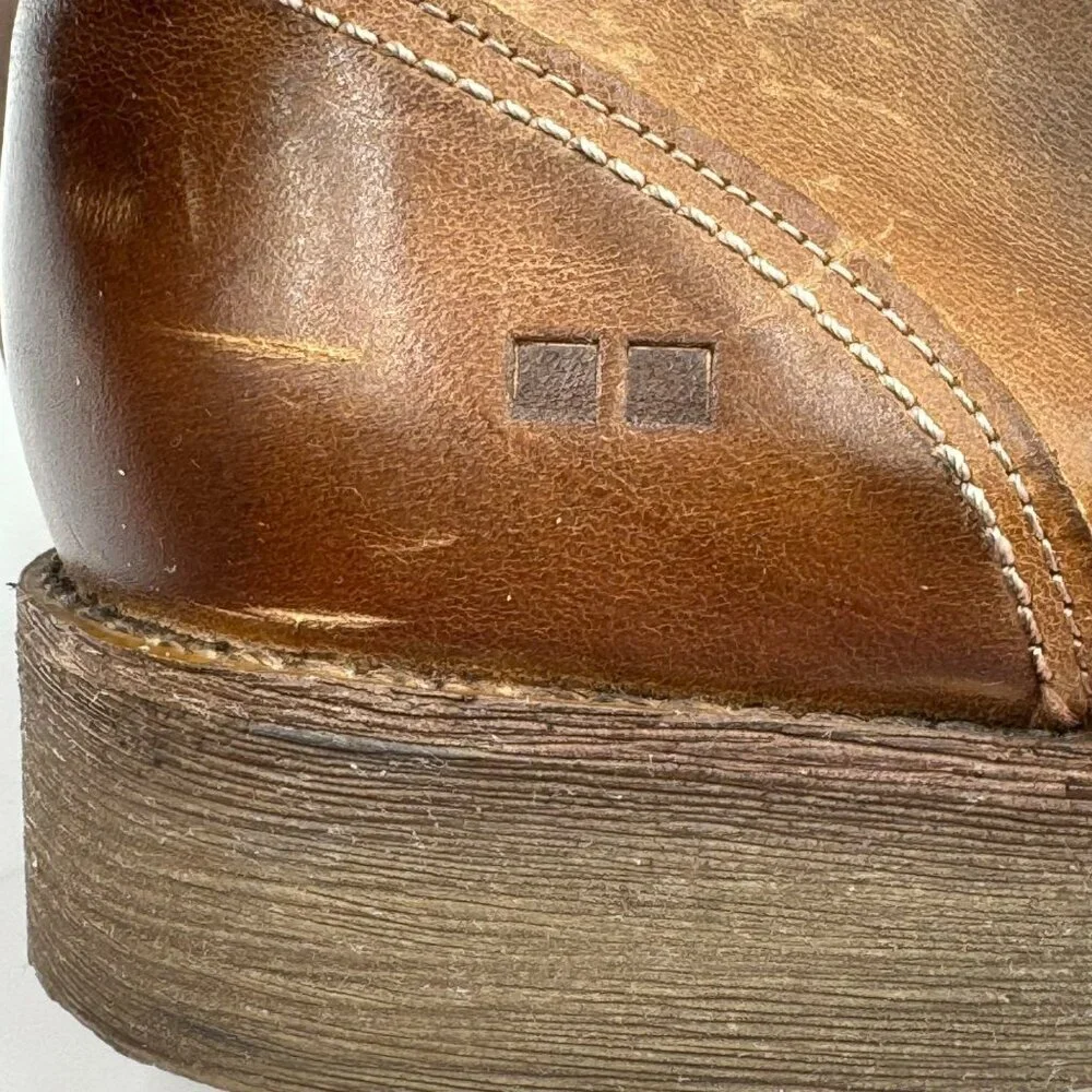 Bed Stu Draco Toast Zone Chukka Mens Leather Lace-Up Boots Size 10 Brown